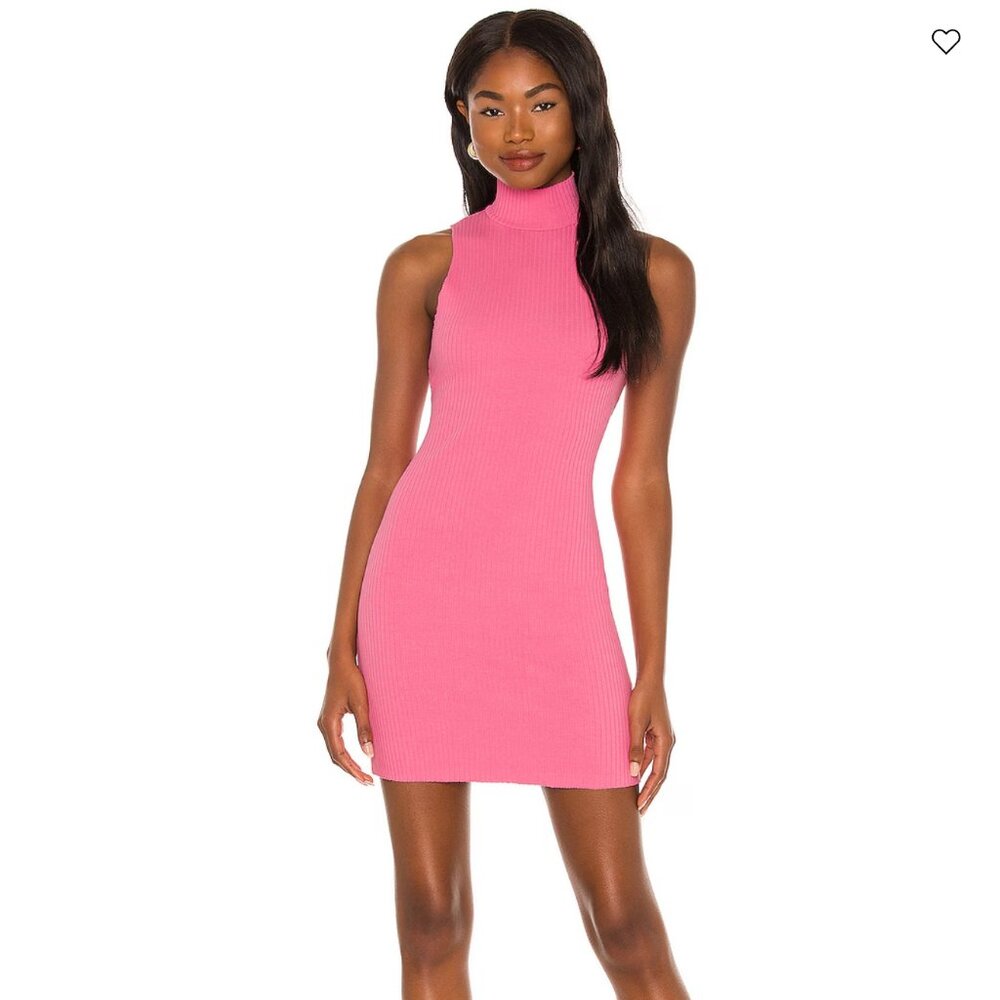 Cotton Citizen Ibiza Hot Pink Racerback Dress XS